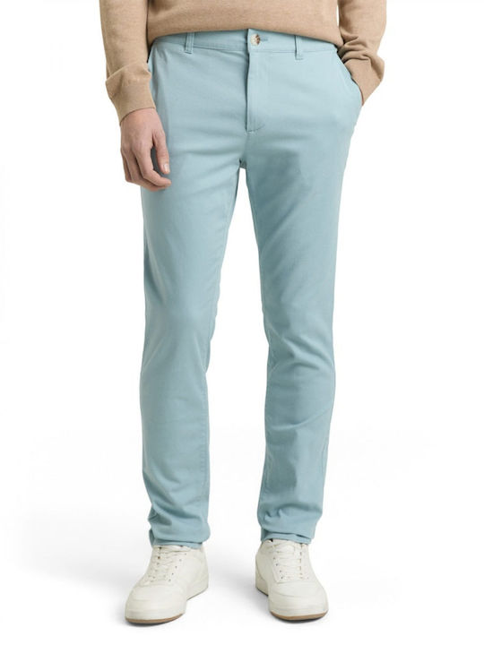 Tom Tailor Chino Trousers in Slim Fit Light Blue