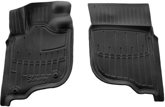 Race Axion Auto Fußmatten Mitsubishi L200 2006-2015 Gummi Erhöhte Seiten Schutzmatten Knöpfe Material Gummi Für Personenkraftwagen 2 Stück 5013212/st
