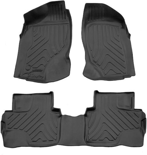 Race Action Car Mats Raised Sides Type Nissan Terrano Ii R20 1993-2005 5-Door Rubber Raised Sides Protective Fasteners Material Rubber Passenger Cars 3 Pieces 5014293/st 5014293/st