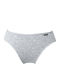 Baumwoll Damen-Slip Grau