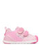 Kids Sneakers with Hoop & Loop Closure Pink