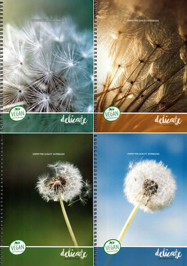 Uni Pap Spiral Ruled Notebook B5 30 Paper Sheets (Various Designs)