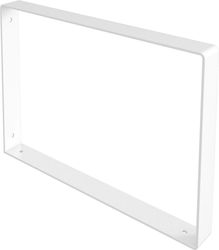 Rei Eckregalhalterung aus Metall in Weiß Farbe 20x26mm