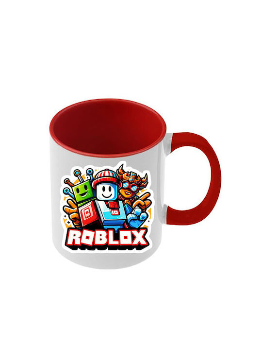 Roblox Tasse Rote Griff Innenseite