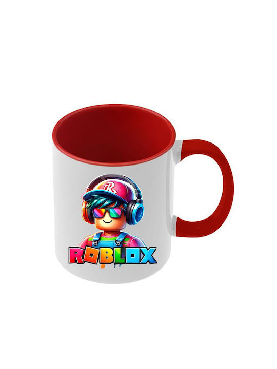 Roblox Tasse Rote Griff Innenseite