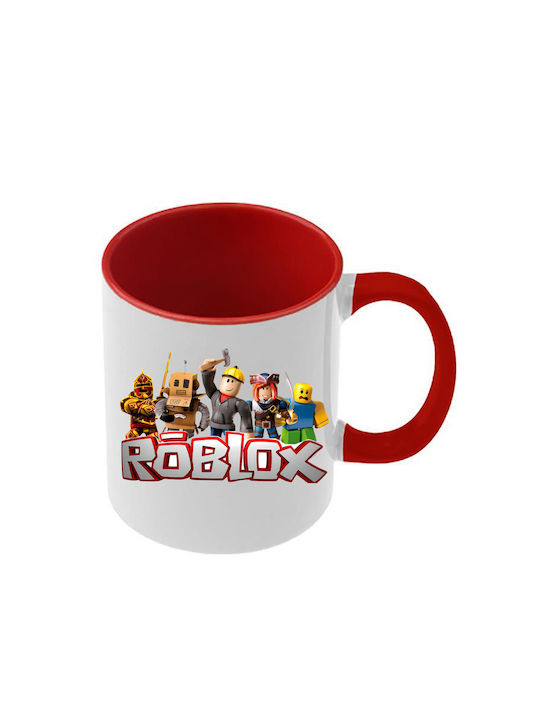 Roblox Tasse Rote Griff Innenseite