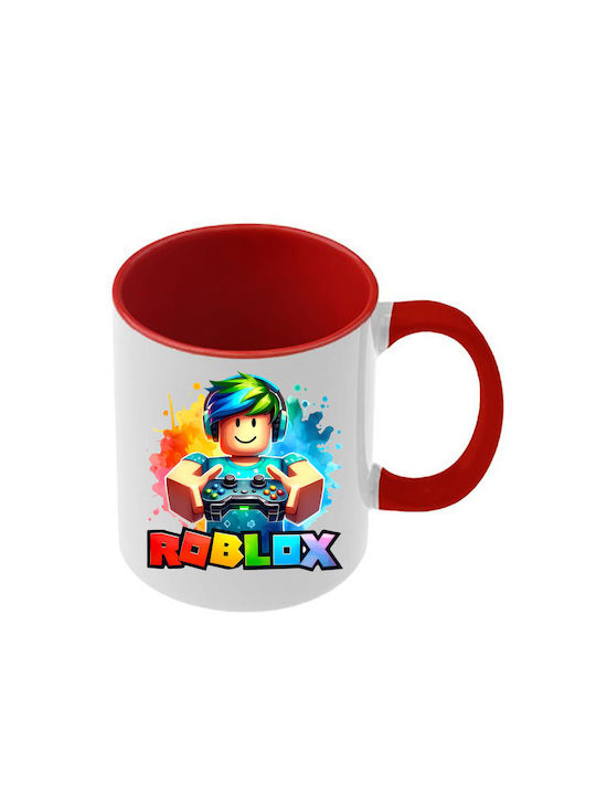 Roblox Tasse Rote Griff Innenseite