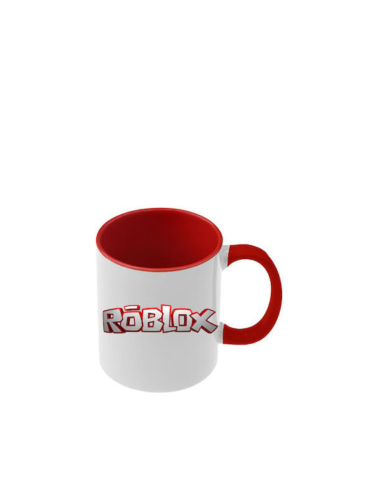 Roblox Tasse Rote Griff Innenseite
