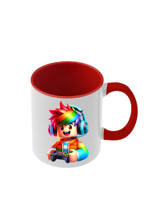 Roblox Tasse Rote Griff Innenseite