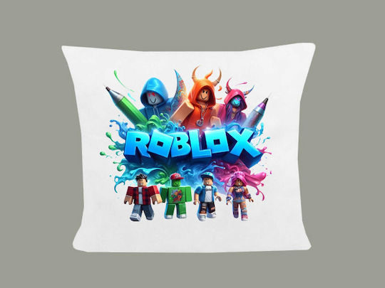 Възглавница Размер 40x40см Roblox Бяла