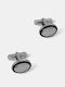 Boss Cufflinks Made of Steel in Black Colour