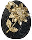 Zen Collection Πασχαλινό Αυγό Πολυεστερικο Μαύρο 11.5x9x8.5εκ.