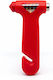 Car Emergency Hammer with Seatbelt Cutter Red