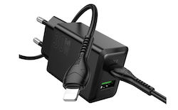 Hoco N71 New 30W with USB-C - Lightning Cable
