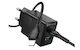 Hoco GaN Handyladegerät mit USB-A und USB-C Ausgangsanschlüssen und Kabel USB-C - Lightning 30W Stromlieferung Schwarz