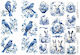 Craftistico Rice Paper Decoupage 30x40cm Easter Eggs Birds