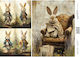 Craftistico Rice Paper Decoupage 30x40cm Rabbit