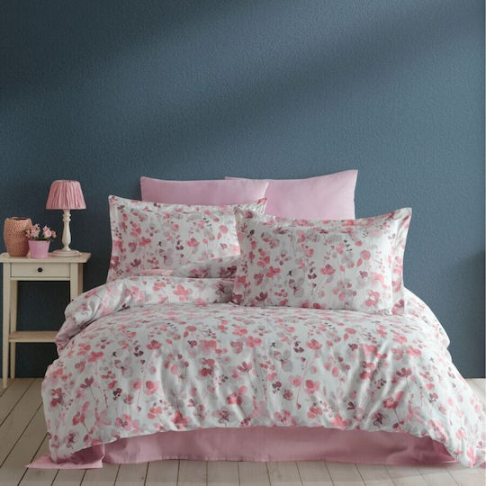Class Home Collection Set Huse Pentru Pilote Dublu 200x220cm Roze