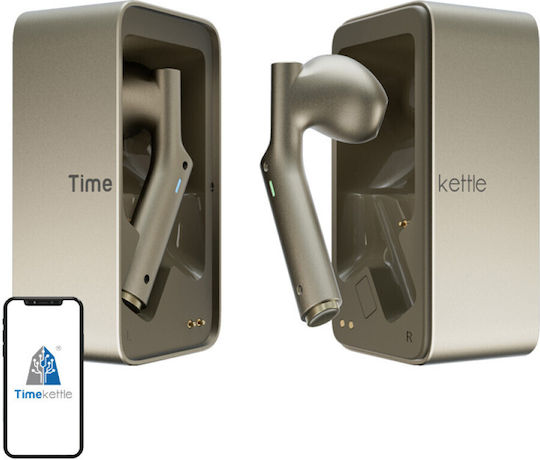 Timekettle W4 Translation Earbuds Bluetooth Handsfree Ακουστικά με Θήκη Φόρτισης Χρυσά