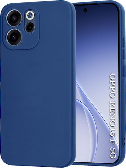 Techsuit Softflex Silicone Back Cover Navy Blue for Oppo Reno15 F