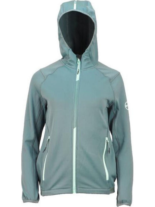 Fleece Women's Cardigan with Zipper Bottle