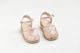 Ever Kid Taufschuhe für Mädchen Leder Espadrilles Rosa