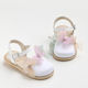 Ever Kid Espadrile De Botez Din Piele Albe