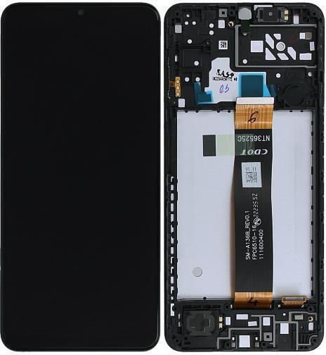 Samsung A047f Galaxy A04s Lcd Touch Black Frame Cdot Flex Original Gh82-29805a/29806a Service Pack