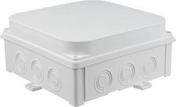 Simet Anschlussdose Hermetisch Leer 188x188x88mm Ip67 UV-beständig Weiße N180x180s 35300206 4 Stück