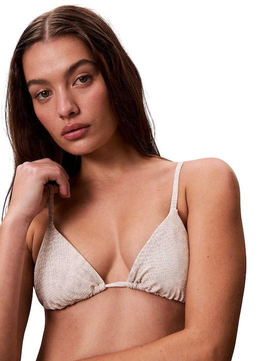Calvin Klein Topuri De Bikini Triunghi Animal Print