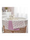 Gamberritos Kids Stars & Dots Burp Tücher & Pucktücher aus Musselin Rosa 80x80cm 3 Stück