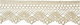 Cotton Lace Crochet Fan Pattern Ecru Width 4cm Price Per Meter