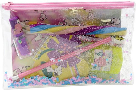 School Set Pencil Case CyP Brands Jumbo Snoopy GS-03-SY
