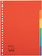 Paper Separator Tabs 123inkt A4 Colored 6 Topics