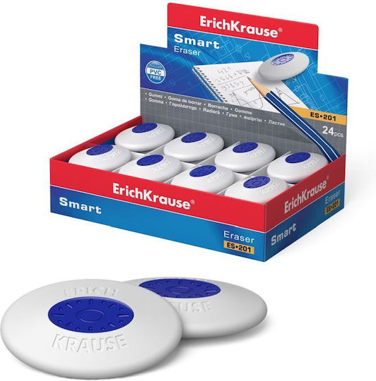 Erich Krause Smart & Soft Oval Central Grip Eraser