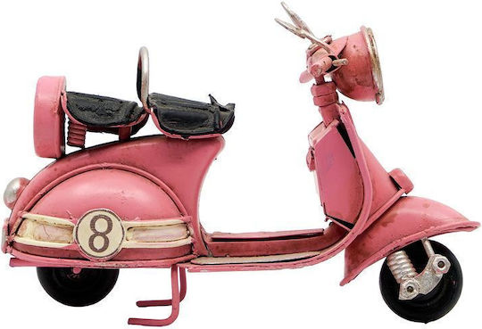 Sp Souliotis Tabletop Metal Miniature Pink Vespa 8x11