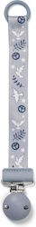 Elodie Details Pacifier Ribbon Wood Fabric Silver