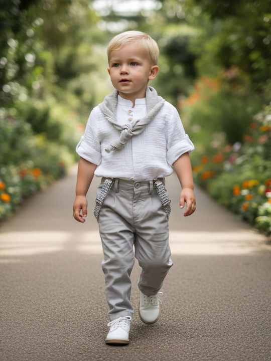 Dolce Bambini Βαπτιστικό Κοστούμι Λευκό