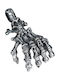 Silver Pendant Skull Skeleton Skeleton Hand Halloween 925