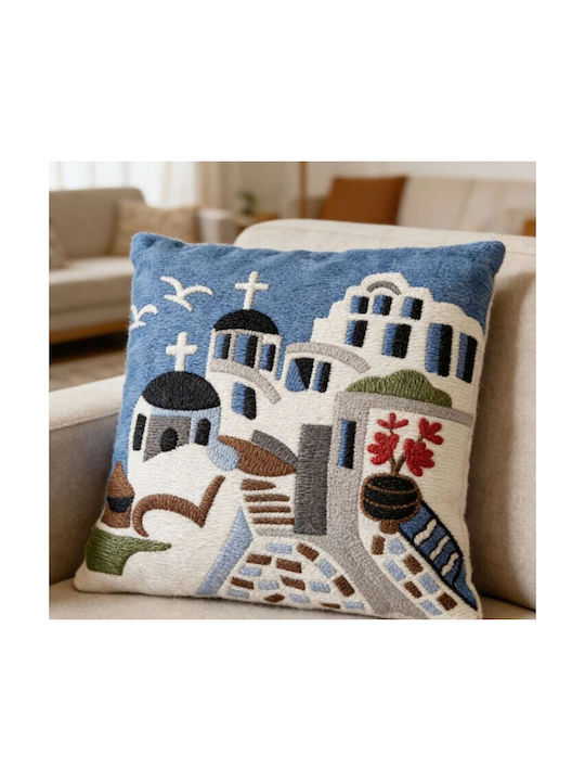 ForHome Διακοσμητική Μαξιλαροθήκη Chiese Dell'isola 45x45εκ.
