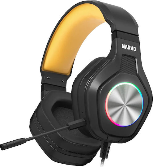 Marvo HG9084 Over Ear Gaming Headset με σύνδεση 3.5mm / USB