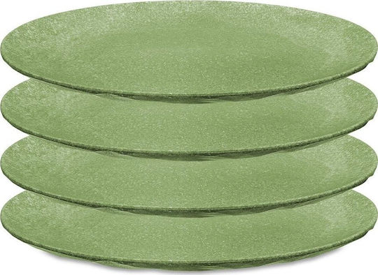 Koziol Placă Joasă Verde 4 Bucăți
