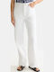 Ripple Women's Jean Pants in Straight Leg Style White