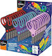 Derform Crafts Scissors with Metallic Blade 24 Pieces