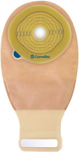 Convatec Esteem+ Drainable Ileostomy Bag Cut-to-Fit Open Type Adhesive 10 Pieces 20-70mm Window