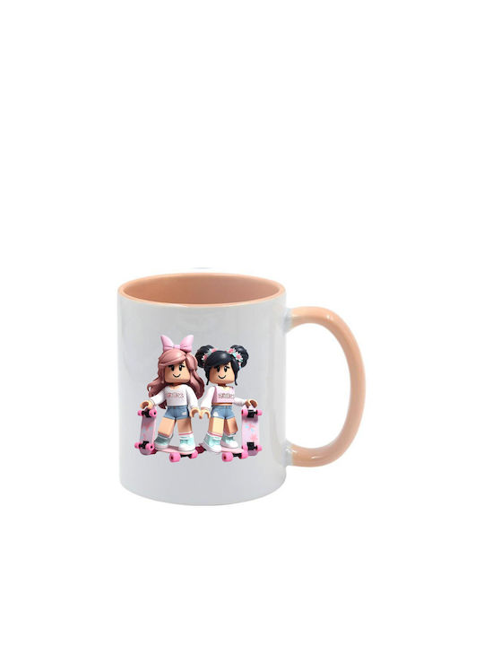 Roblox Tasse Beiges Griff Innenseite