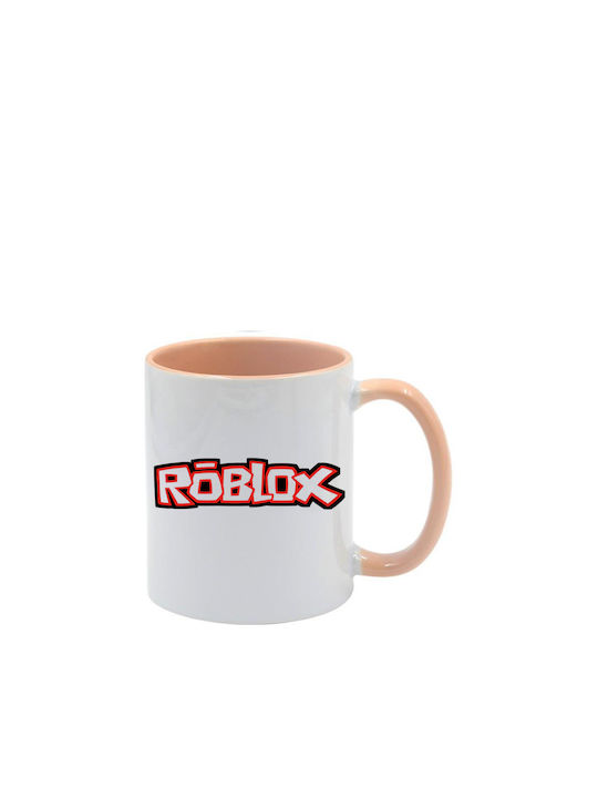 Roblox Tasse Beiges Griff Innenseite
