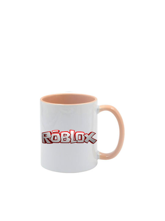 Roblox Tasse Beiges Griff Innenseite