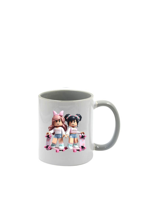 Roblox Tasse Grau Mit Griff Innenraum
