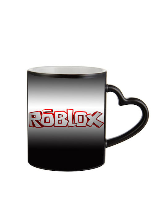 Magische Schwarze Tasse Roblox Mit Herzgriff